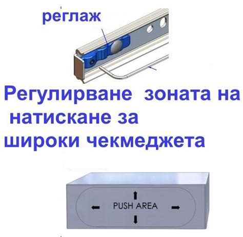 DONATTES Телескопичен водач с ПУШ ОТВАРЯНЕ 500мм/PUSH - OPEN/ за широки ...