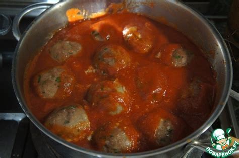Паста с мясными шариками – кулинарный рецепт