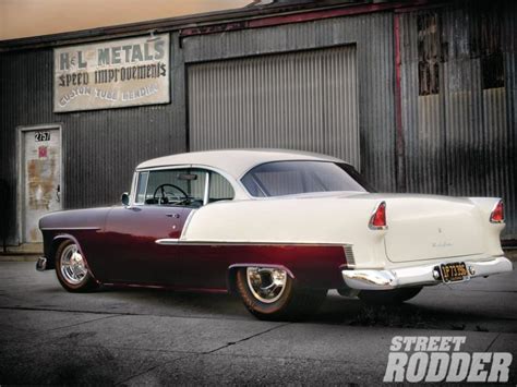 1955 Chevrolet 210 Sedan Two Door Hotrod Streetrod Hot Rod Street Usa 1600x1200 16