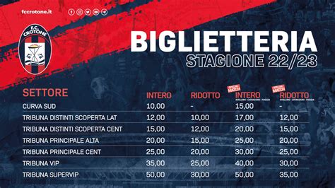 Crotone Ecco I Prezzi Dei Biglietti Per La Stagione Calcio