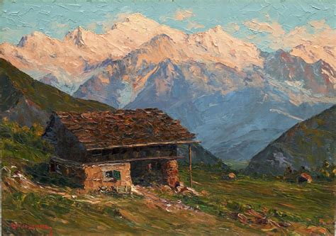 Le Mont Blanc Tableaux Paysages Tableaux Paysage Peintures De