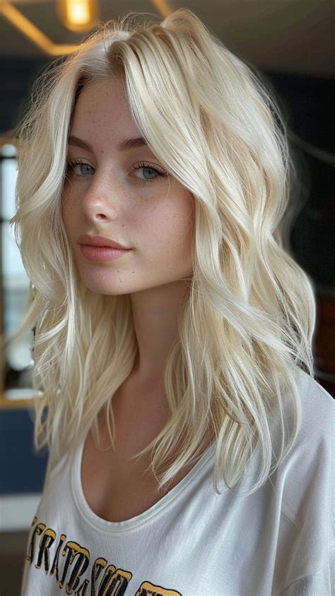 Dazzling Platinum Blonde Hair Color Inspirations In Light