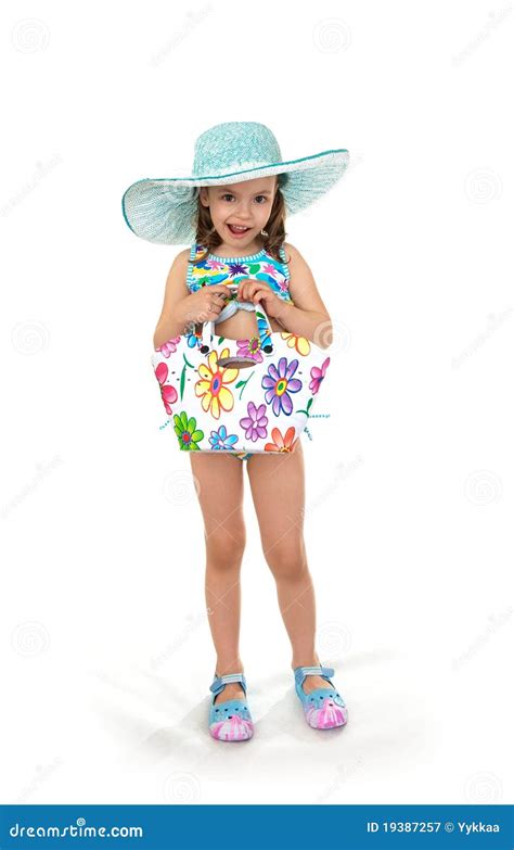 Little Girl In A Beach Dress Stock Image Image Of Mood Child 19387257