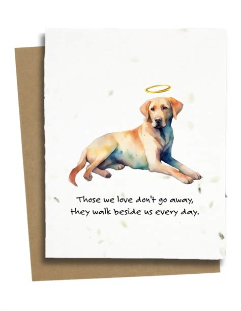 Loss Of Dog Sympathy Card - Seed Card – greetngrow