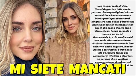 Chiara Ferragni Torna Su I Social Dopo Lo Scandalo Del Pandoro Balocco