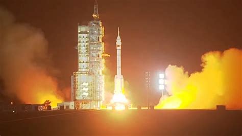 Watch China Launch Shenzhou Astronauts To Tiangong Space Station