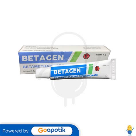 Betagen Cream Gram Tube Kegunaan Efek Samping Dosis Dan