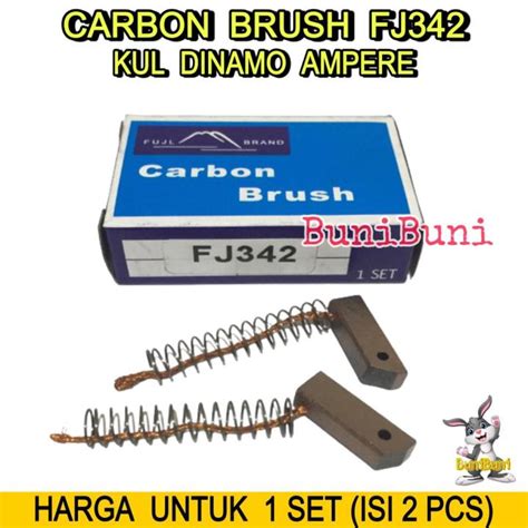 Carbon Brush Alternator Fj Kul Arang Dinamo Ampere Mobil L