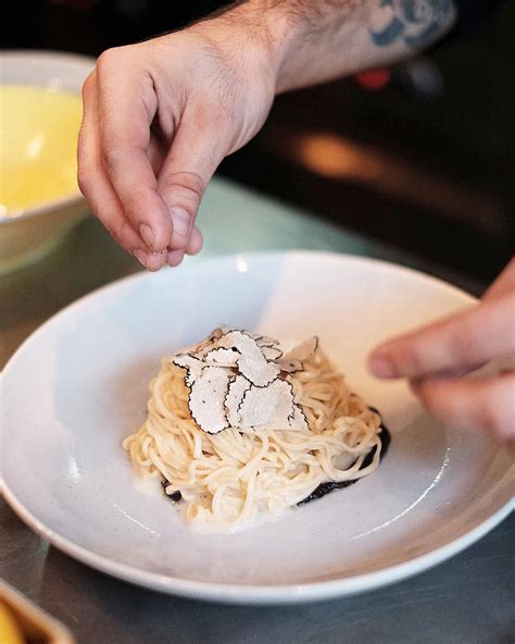 Sunday We Are Truffling Fresh Duck Egg Tagliolini Pasta Served With