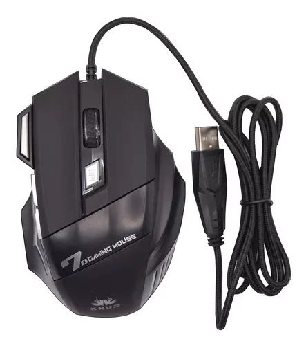 Mouse Gamer Usb Es Led Rgb Dpi Knup Kp V Mercadolivre