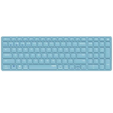 Teclado Rapoo E9700M Multi Mode Wireless Ultra Slim PT Azul