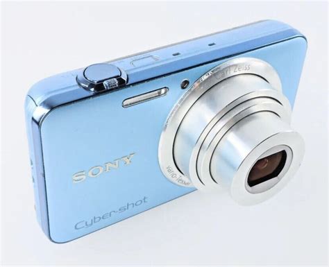 Sony Cybershot Dsc Wx50 5x Optical Zoom Rare Blue Digital Camera 162