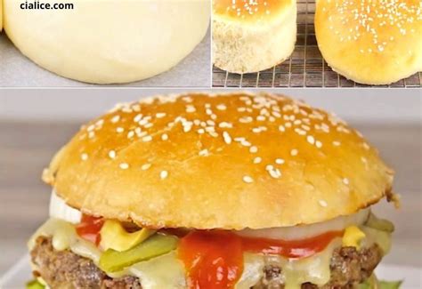 PAN DE HAMBURGUESA CASERO Recetas Sabrosas