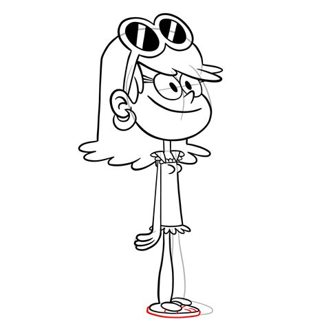 How To Draw Leni Loud The Loud House Sketchok