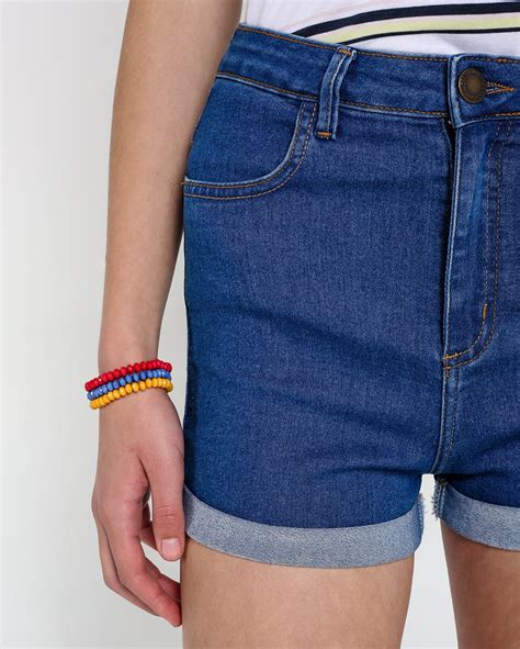 Riachuelo Short Jeans Hot Pants Denim Médio