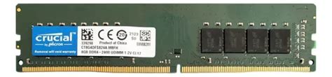 Fl Memoria Ram Crucial Ct8g4dfs824a, 8gb, Ddr4, 2400 Mhz, | Cuotas sin ...