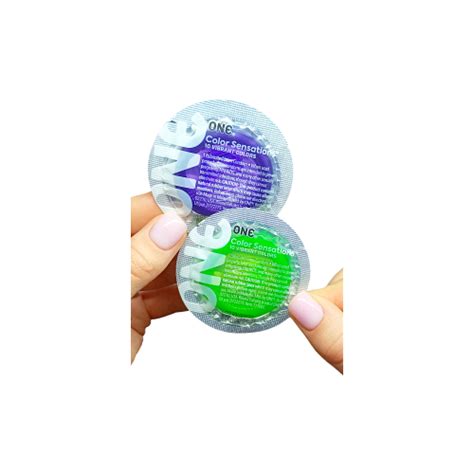 Купить Презервативы ONE Color Sensations классические разноцветные по 1 ...