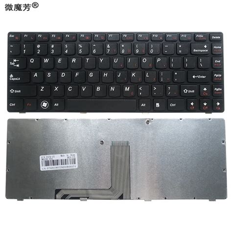 Us Black New English Replace Laptop Keyboard For Lenovo Z470 Am Z470at