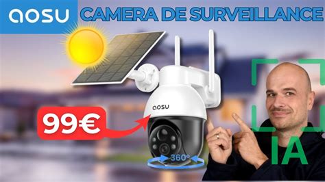 Cette Cam Ra Ext Rieure Solaire A Une Detection Ia Top Aosu Solarcam