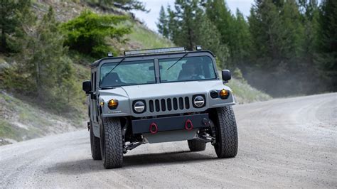 Tesla Powered Hummer H Ev Weighs Half As Much As Gmc Hummer Ev