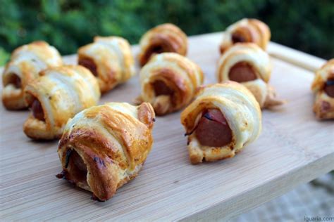 Mini Croissants De Salsicha E Bacon Iguaria Receita E Culin Ria