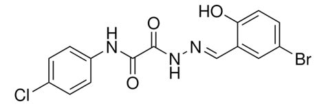 2 2 5 BROMO 2 HYDROXYBENZYLIDENE HYDRAZINO N 4 CHLOROPHENYL 2