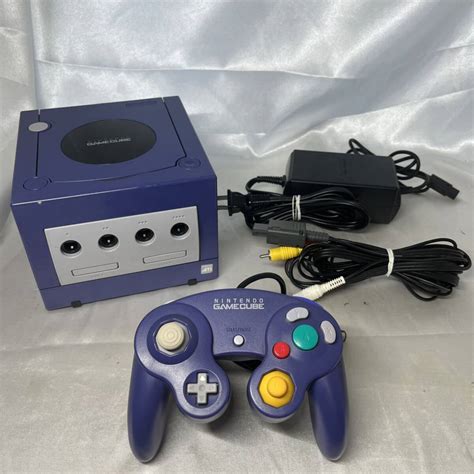 【やや傷や汚れあり】★1円～ 動作確認済 任天堂 ゲームキューブ 本体 バイオレット Nintendo Gamecube Gcの落札情報詳細