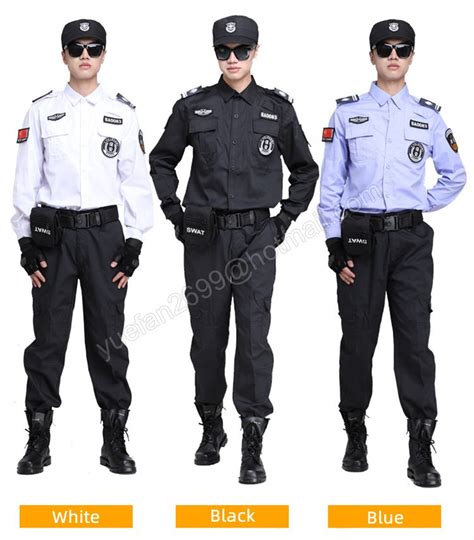 Hot Selling Customize Security Uniform Set Guard Security Guards ...