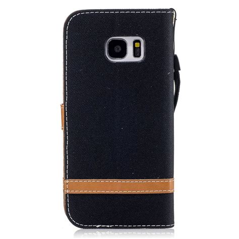 Tasche F R Samsung Galaxy S Edge Jeans Cover Handy Schutz H Lle Case