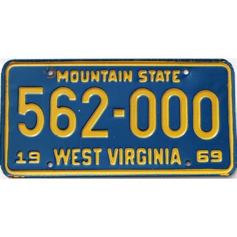 West Virginia License Plates For Sale | Shop License Plates