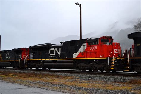 Cn 8008 Sd70m 2 Thunder Cab Trailing Unit Jordanrbs Flickr