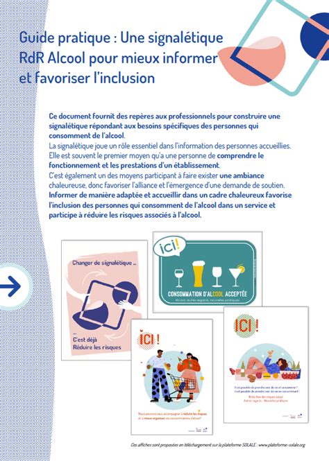 Guide Pratique Une Signalétique Rdr Alcool Pour Mieux Informer Et Favoriser Linclusion 2pao