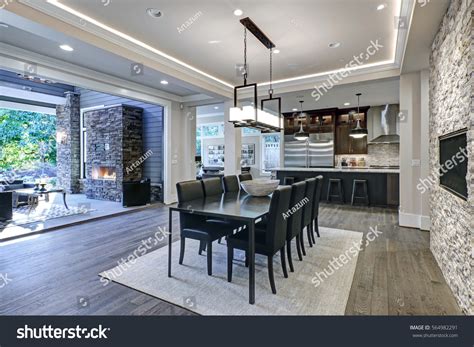 Modern Open Floor Plan Dining Room Stock Photo 564982291 | Shutterstock