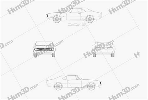 Chevrolet Camaro Blueprints Download In Png