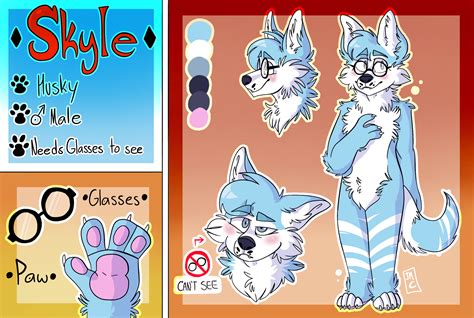 Finally Got A Reference Sheet Done For My Sona Art By Jozlyn Moonlight R Furry