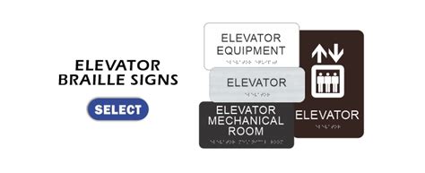 Elevator Signs Fire Emergency Signs Braille Sign Pros Llc