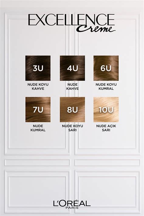 L Oreal Paris Excellence Creme Nude Renkler Saç Boyası u Nude Koyu Kahve Toptan Fiyatına
