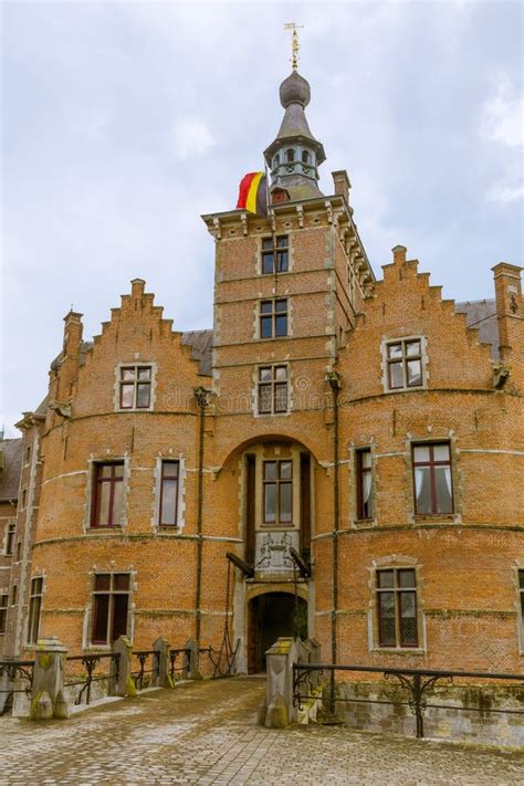 Ooidonk Schloss Belgien Stockfoto Bild Von Szenisch