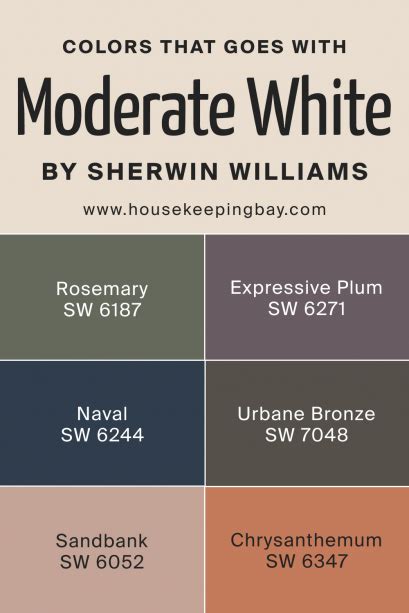 Moderate White Sw Paint Color By Sherwin Williams Housekeepingbay