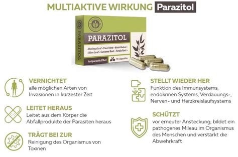 ᐉ PARAZITOL - [50% Rabatt] Preis - Erfahrungen, Test, Bewertung und Wirkung