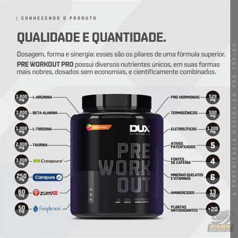 PRE WORKOUT PRO 600G DUX NUTRITION