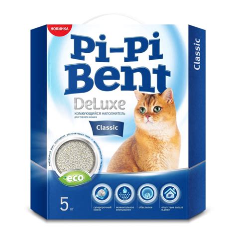 Pi-Pi Bent DeLuxe Classic / Наполнитель ПиПиБент Классик для кошачьего ...