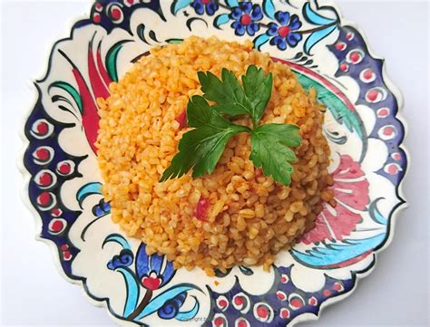 Grandfather's Turkish Bulgur pilav with tomatoes - Love Antalya