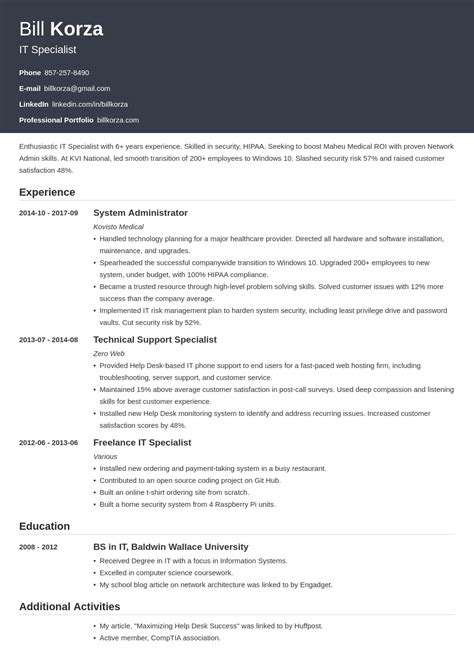 30 Resume Profile Examples Writing Tips