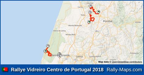 Streckenverlauf Rallye Vidreiro Centro De Portugal 2018 CPR