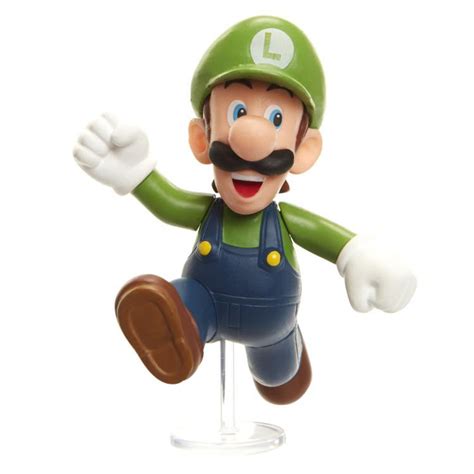 World Of Nintendo Super Mario Luigi 2 5 Mini Figure Running Jakks