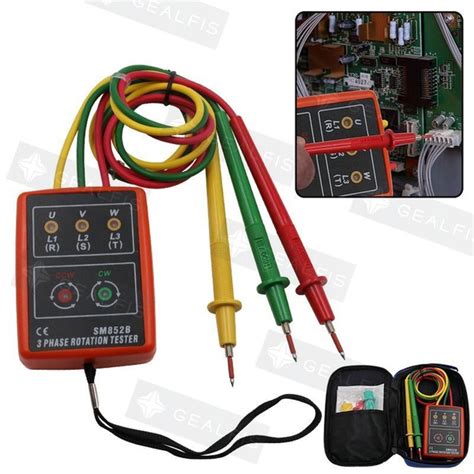 Индикатор фаз SM852B / Фазометр купить на OZON по низкой цене (1739390656)