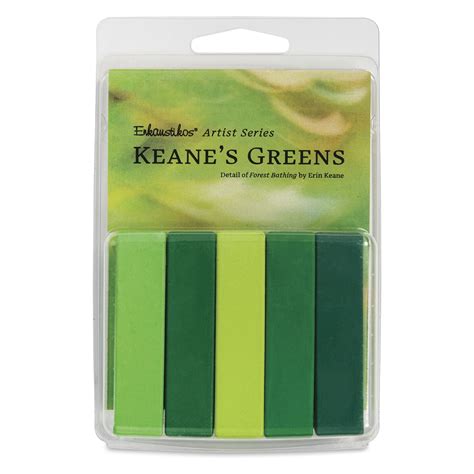 Enkaustikos Hot Sticks Encaustic Paints Set Of Keane S Greens Ml Michaels