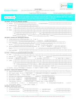 Niva Bupa Reimbursement Claim Form Pdf Airslate Signnow