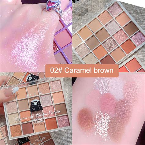 Jual COD DIKALU Eyeshadow Palette Cherry Blossom Glitter Matte Eyeshadow Warna Nude